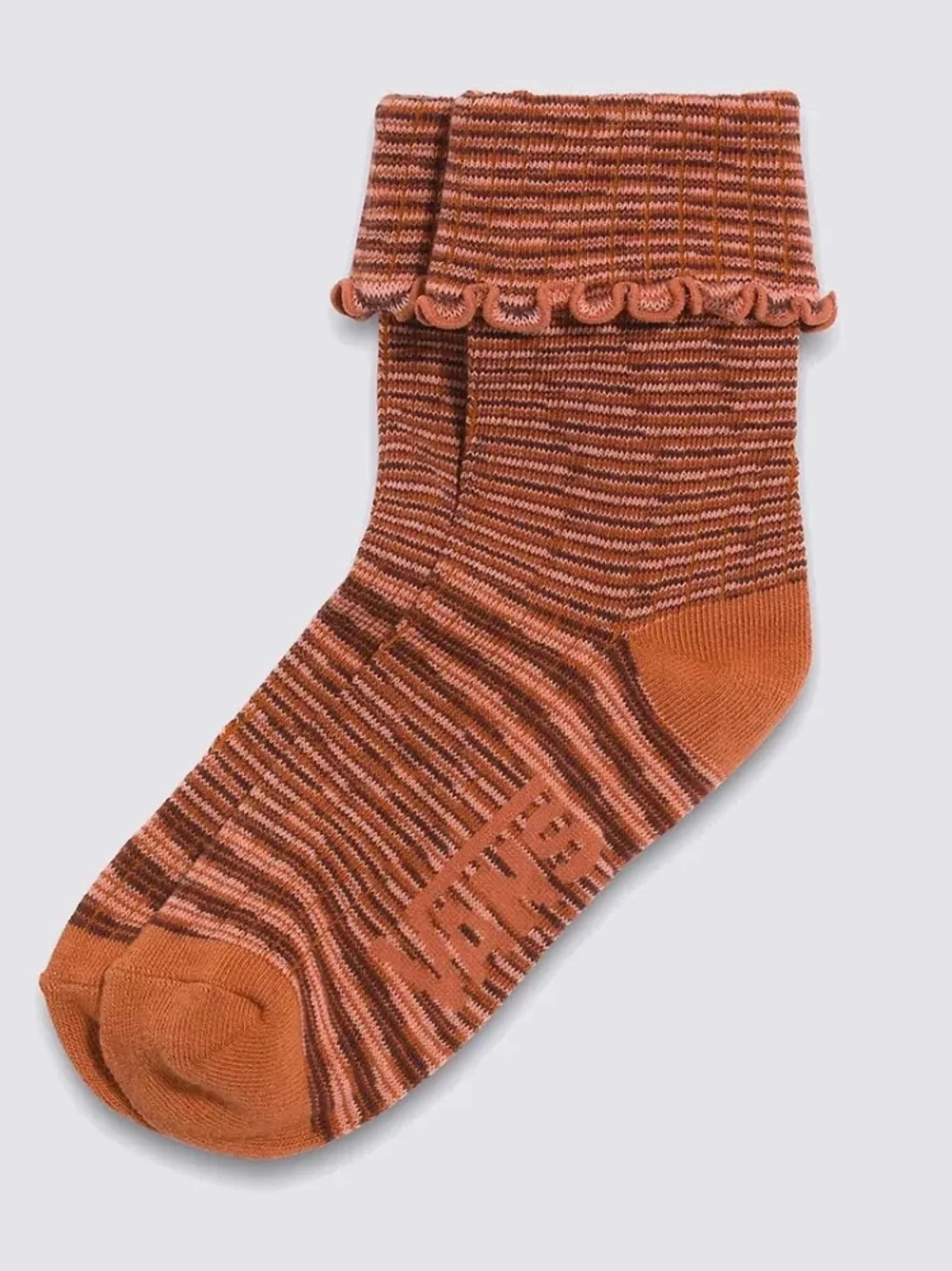 VANS Ruston Ruffle Crew Socks - Auburn